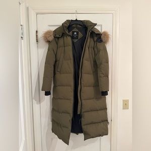 Canada Goose long parka puffer down coat jacket green
